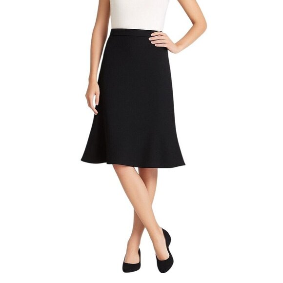 Vintage KORS by Michael Kors A-Line Skirt Bergdorf Goodman Cotton Fluted Hem - Picture 1 of 13